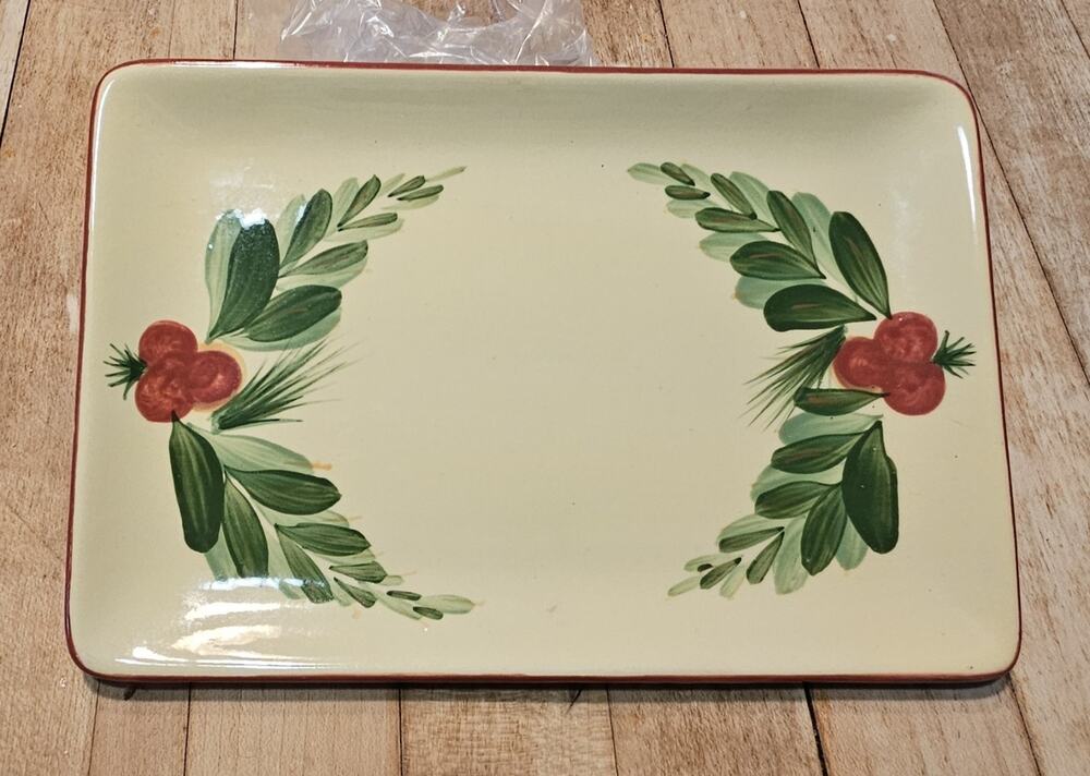 SOUTHERN LIVING At HOME Gail Pittman CHRISTMAS MEMORIES Appetizer Plate